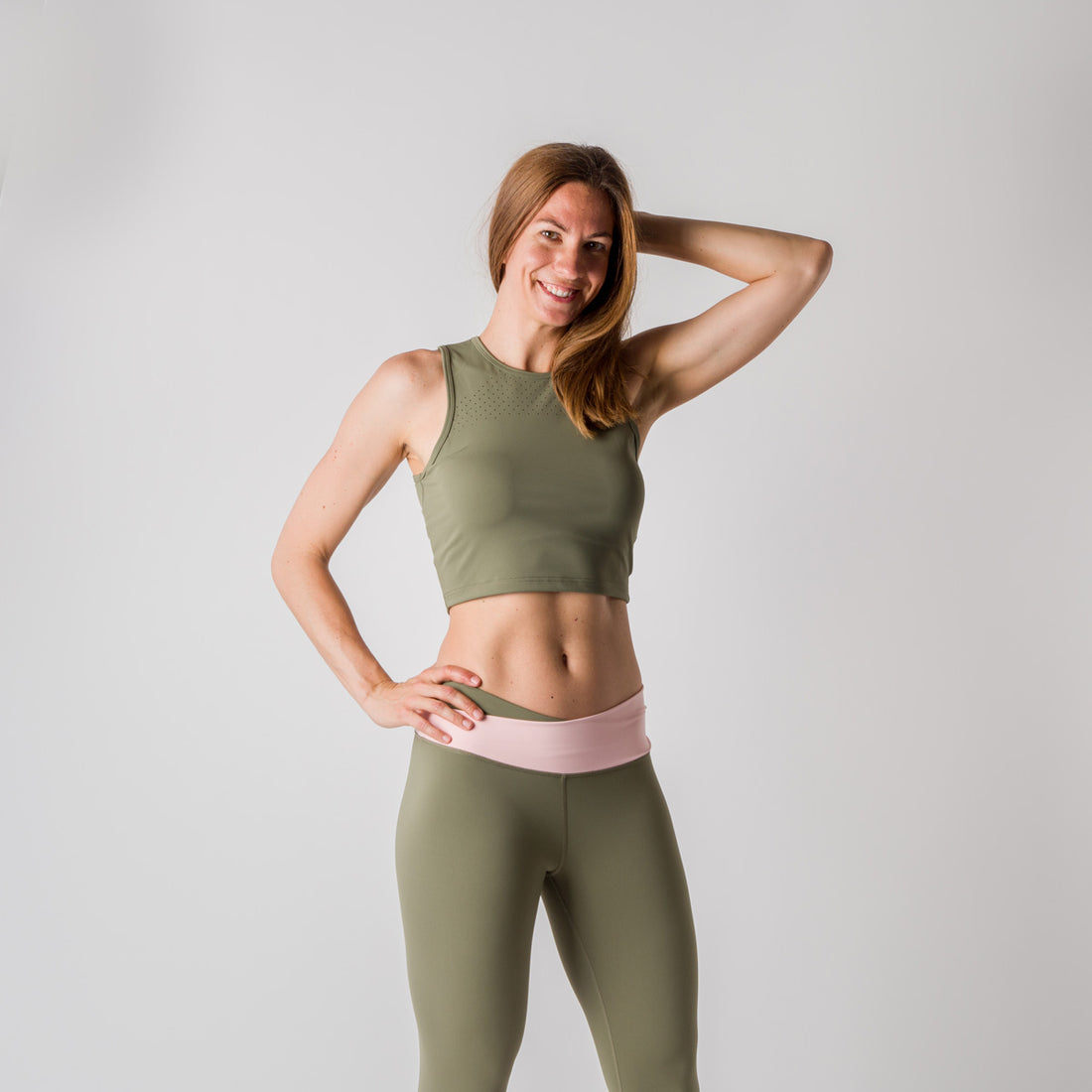 TR-4840SP women's sport cropped top ELSIE