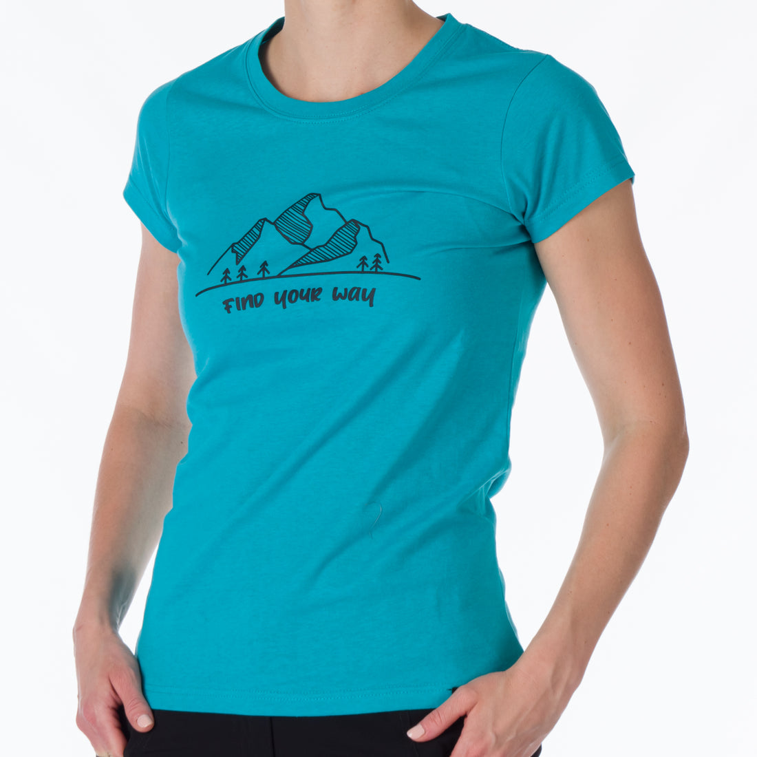 TR-4910OR women's t-shirt cotton style with print MAUD