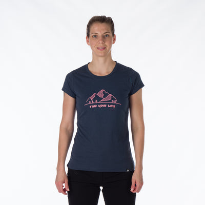 TR-4910OR women's t-shirt cotton style with print MAUD
