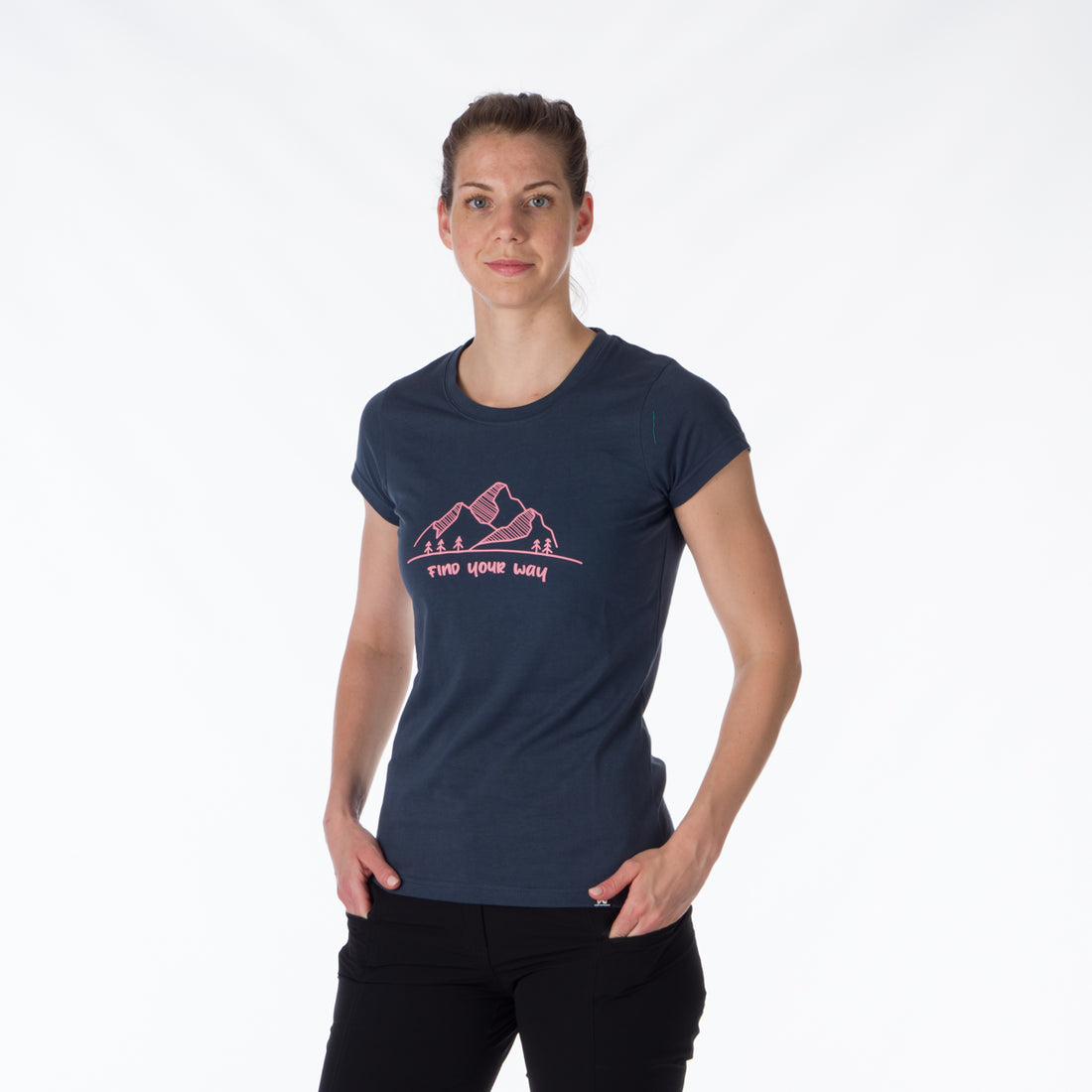 TR-4910OR women's t-shirt cotton style with print MAUD