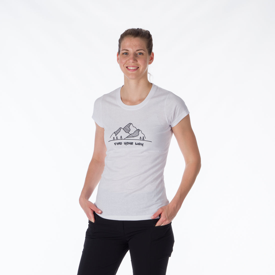 TR-4910OR women's t-shirt cotton style with print MAUD