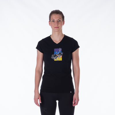 TR-4914OR women's t-shirt cotton style with print MEAGAN