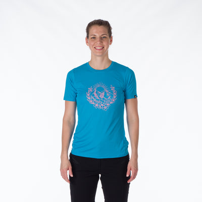 TR-4916OR women's technical t-shirt with pictogram MILDRED