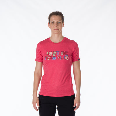 TR-4918OR women's active t-shirt with print from recycled fibers MINNIE