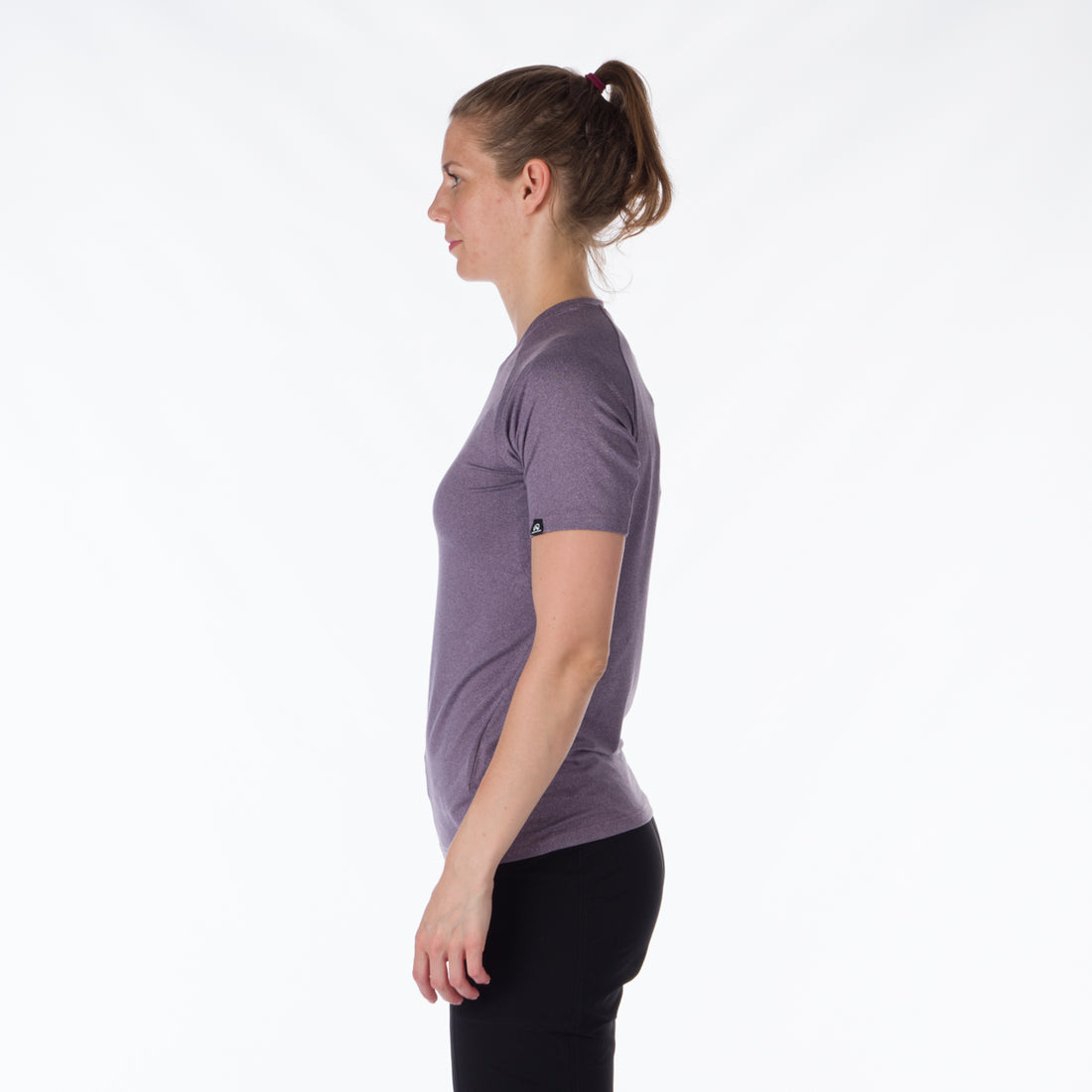 TR-4919OR women's active t-shirt with print from recycled fibers MISHA