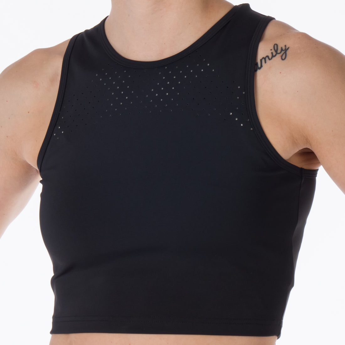 TR-4927SP women's sport cropped top NELL