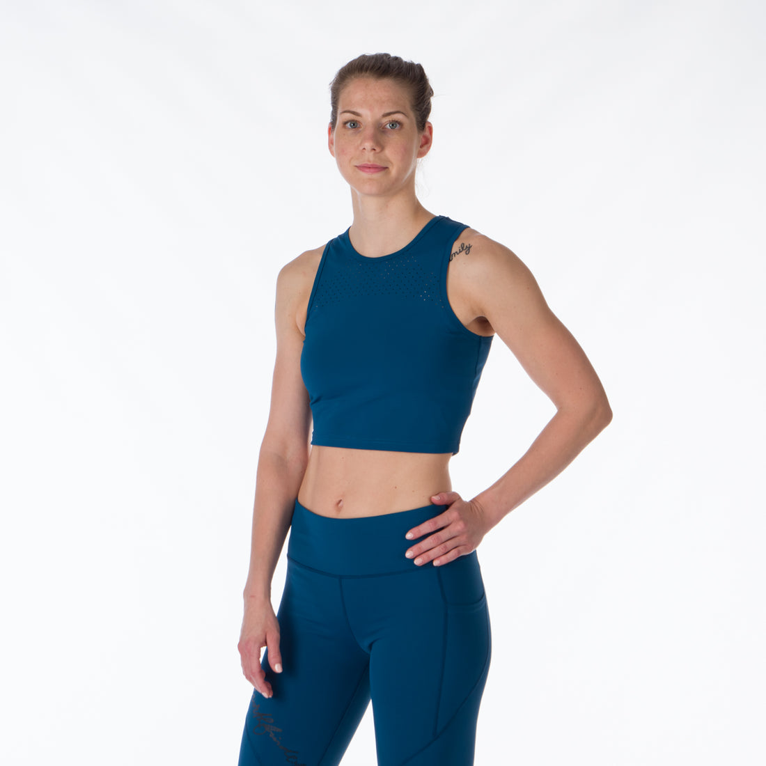 TR-4927SP women's sport cropped top NELL