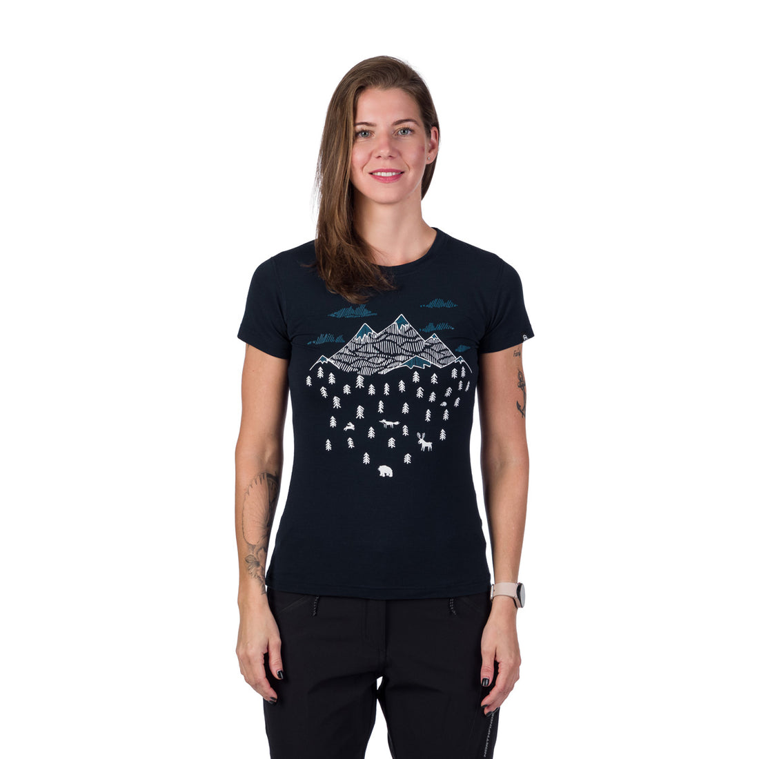 TR-49523OR women's outdoor merino T-shirt ARGENTERA3