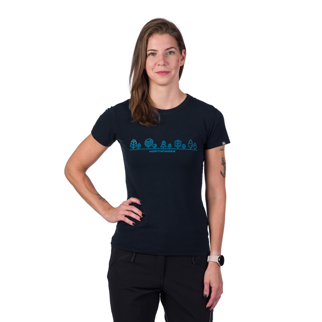 TR-49524OR women's outdoor merino T-shirt ARGENTERA4