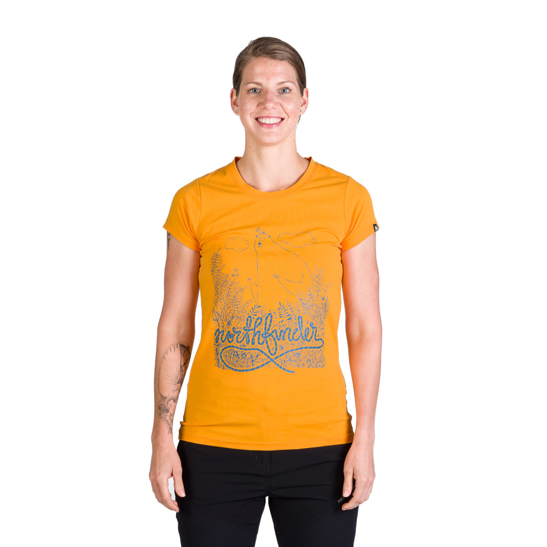 TR-4956OR women's casual t-shirt with print MABLE