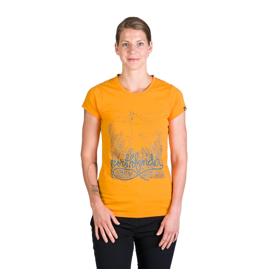 TR-4956OR women's casual t-shirt with print MABLE