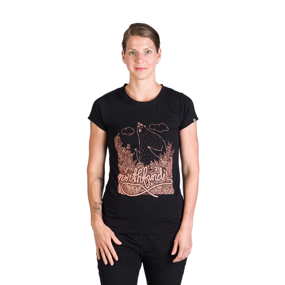 TR-4956OR women's casual t-shirt with print MABLE