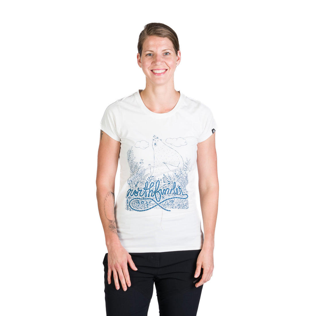 TR-4956OR women's casual t-shirt with print MABLE