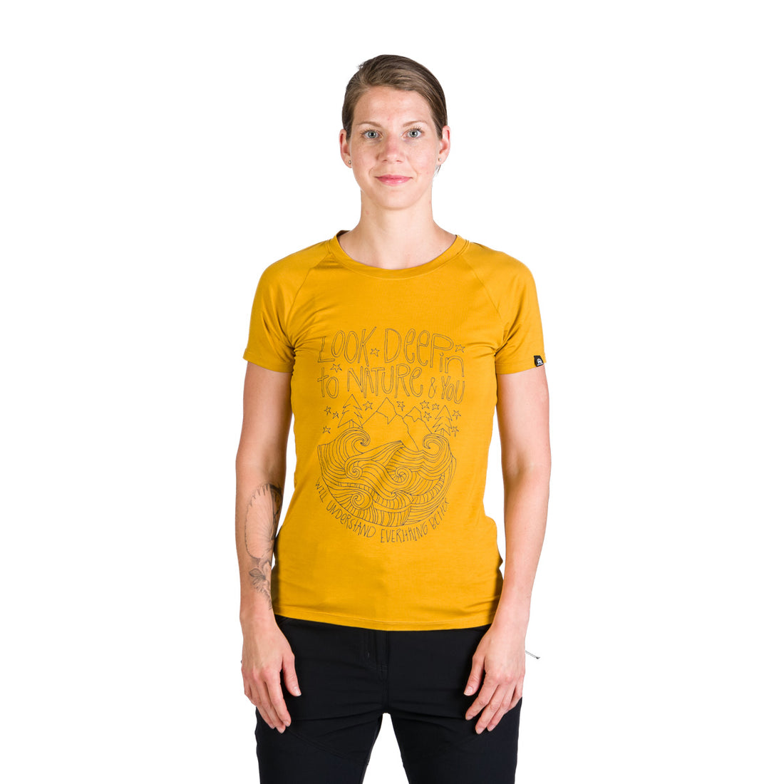TR-4957OR women´s bamboo t-shirt with print SHARRON