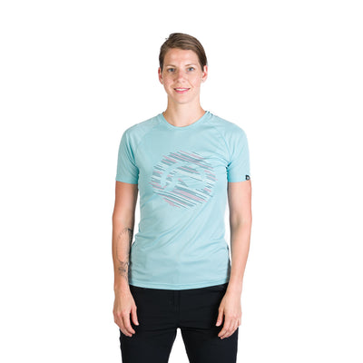 TR-4959OR women's technical t-shirt with print LYNDA