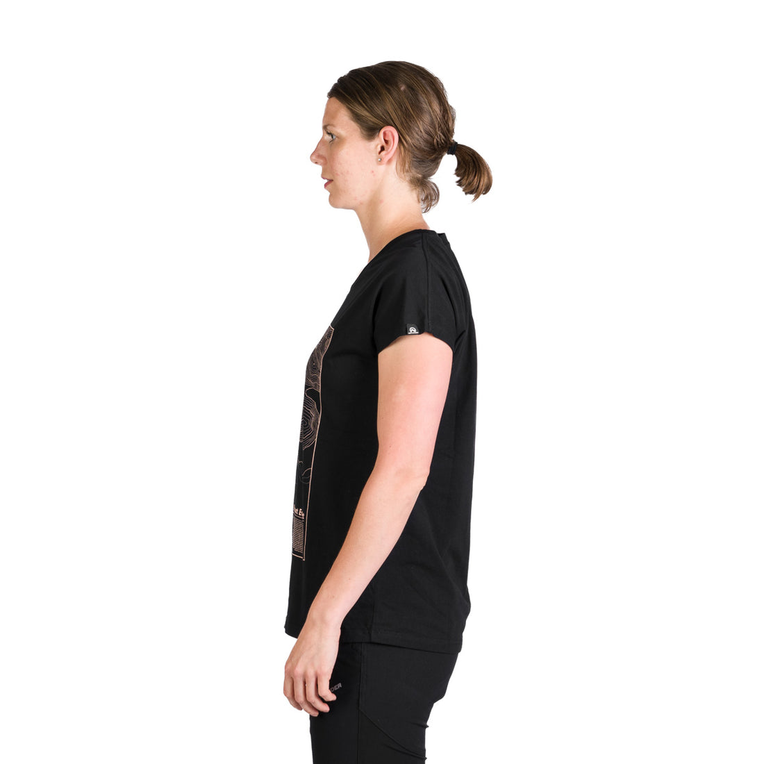 TR-4960OR women's loose fit t-shirt with print GAYLE