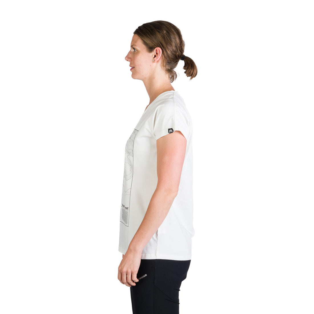 TR-4960OR women's loose fit t-shirt with print GAYLE