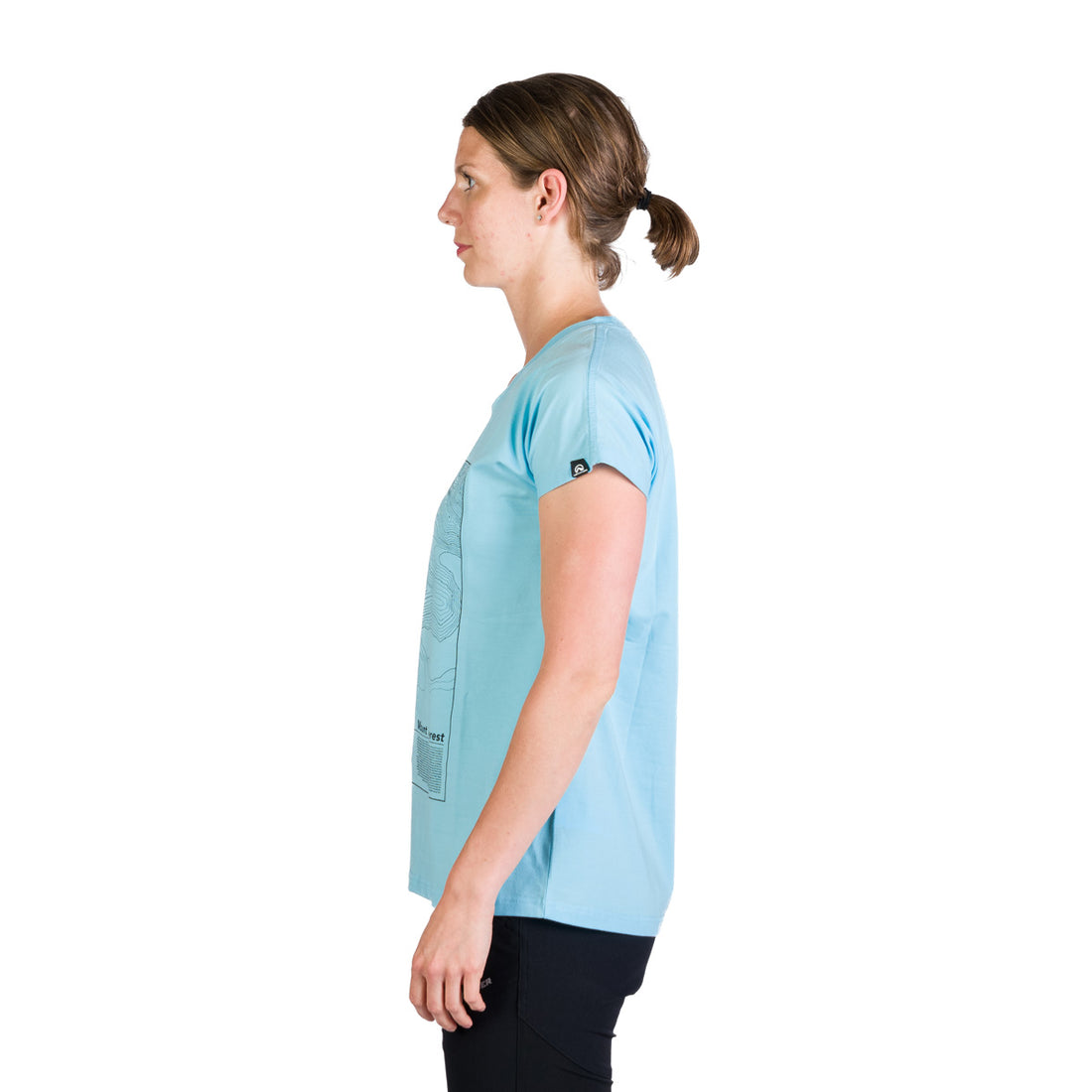 TR-4960OR women's loose fit t-shirt with print GAYLE