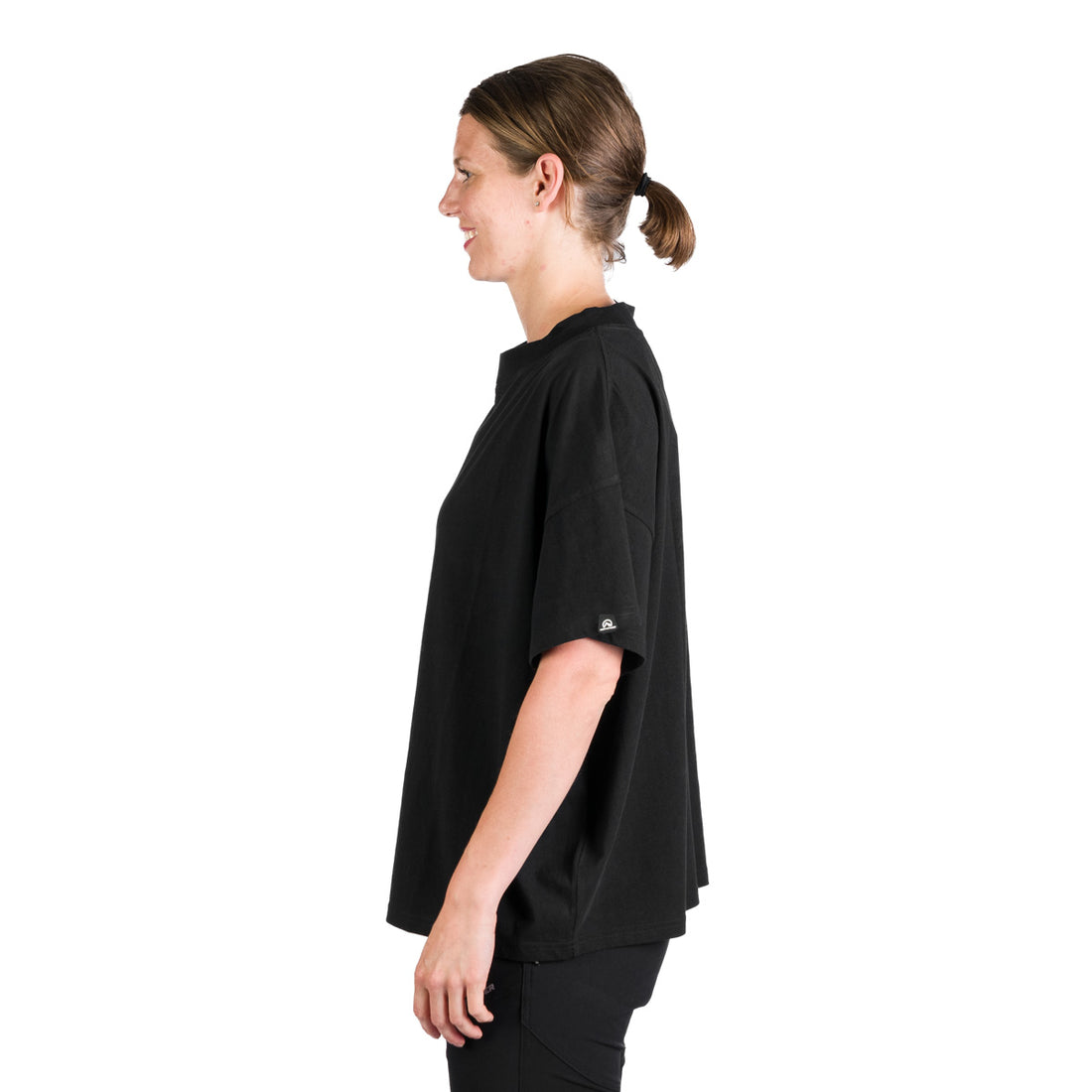 TR-4963SP women's oversized t-shirt from organic cotton JUDY