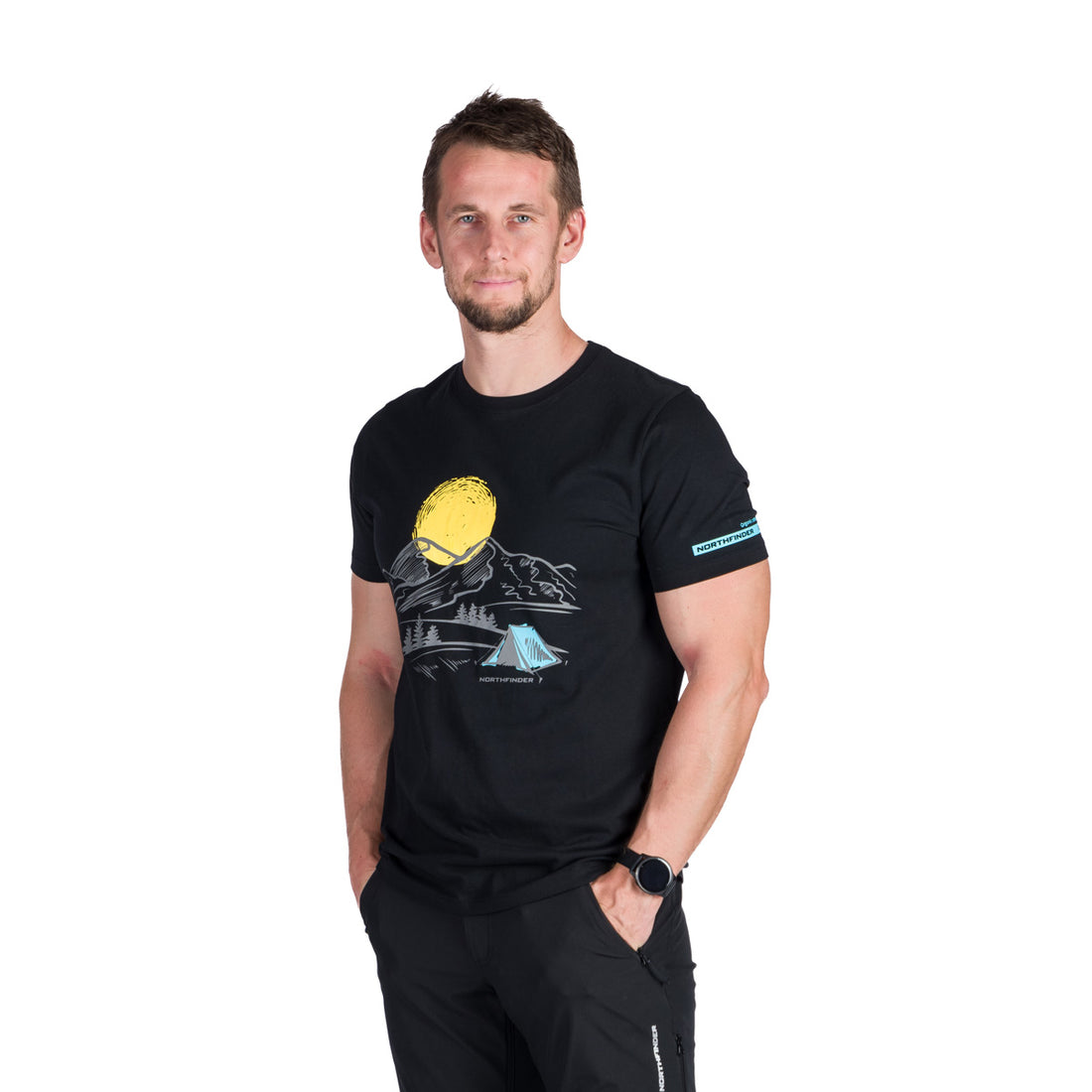 TR-5002OR men's outdoor organic cotton T-shirt BIRGER