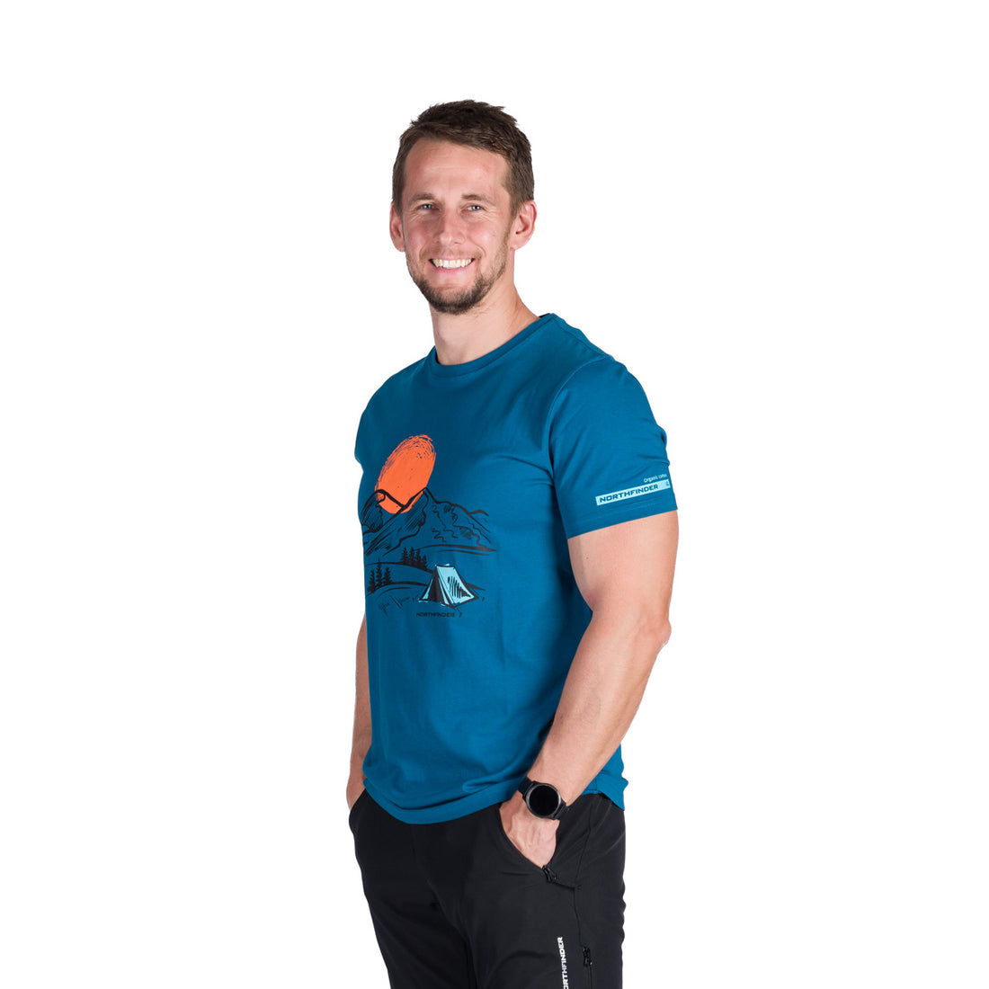 TR-5002OR men's outdoor organic cotton T-shirt BIRGER