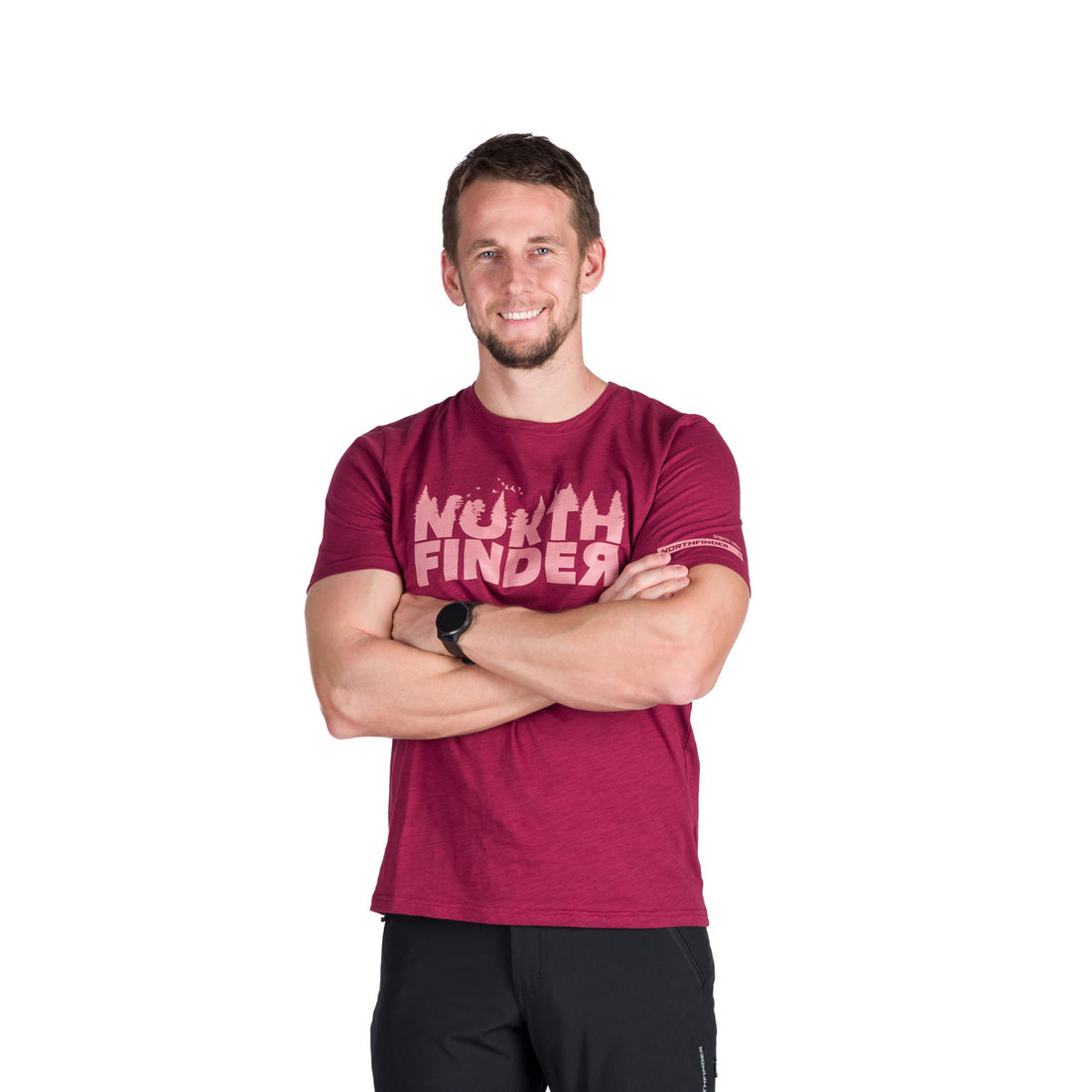 TR-5003OR men's outdoor organic slub cotton T-shirt JOSEF
