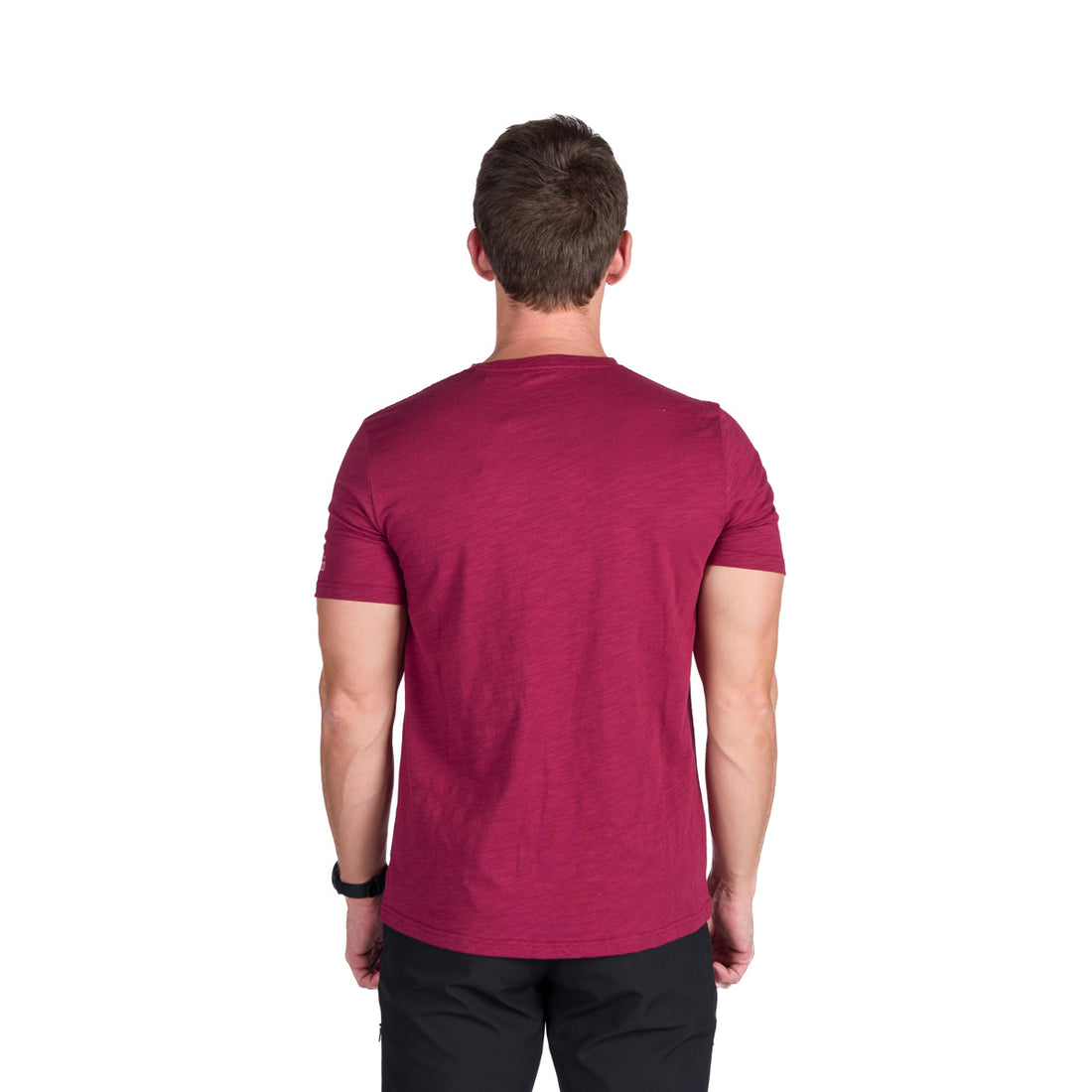 TR-5005OR men's outdoor organic slub cotton T-shirt KASPAR