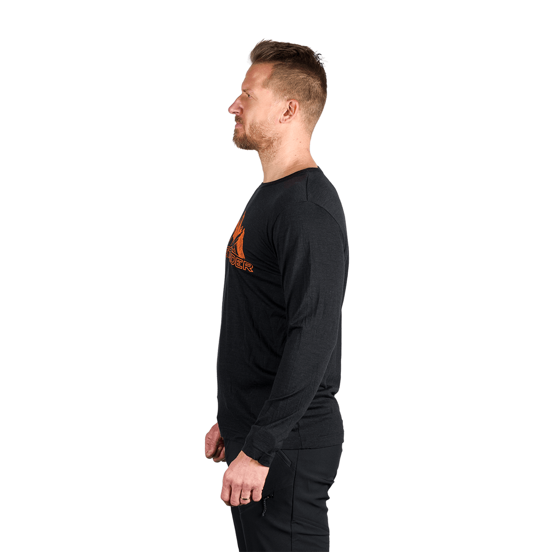 TR-5033OR men's merino blend T-shirt long sleeve ERNESZT
