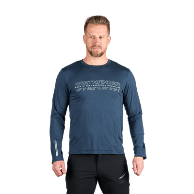 TR-5033OR men's merino blend T-shirt long sleeve ERNESZT
