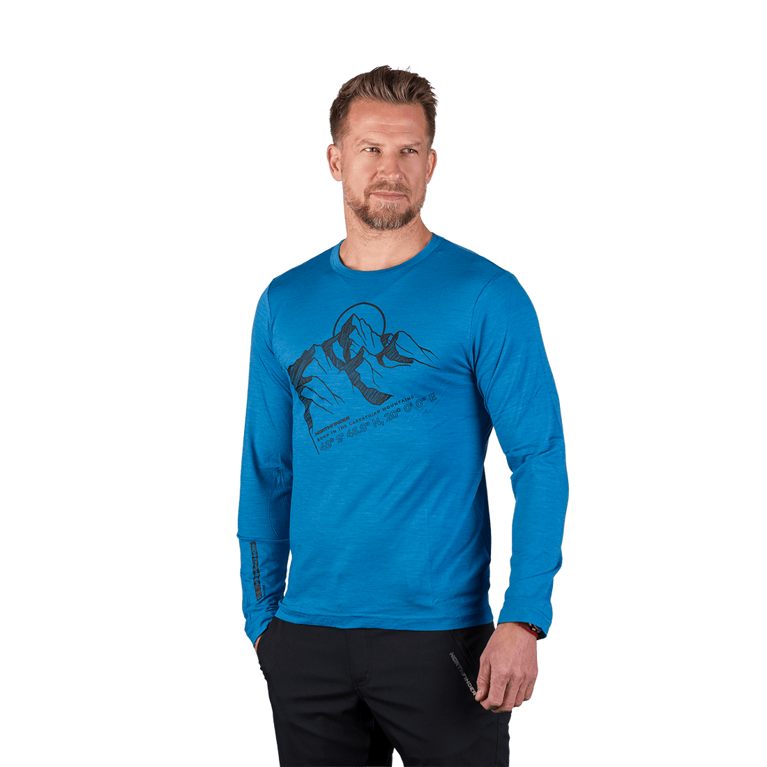 TR-5034OR men's merino T-shirt long sleeve ERNO