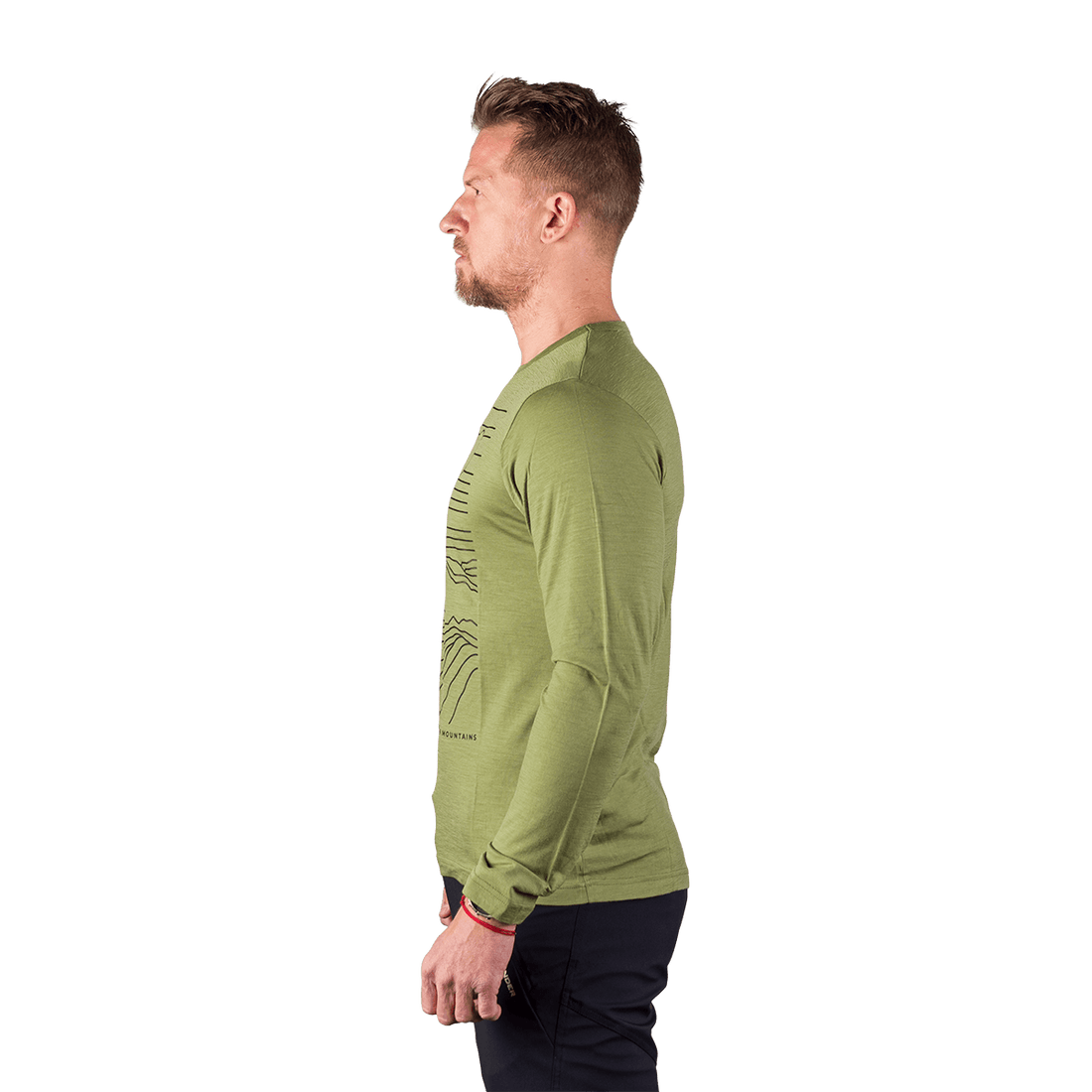 TR-5034OR men's merino T-shirt long sleeve ERNO