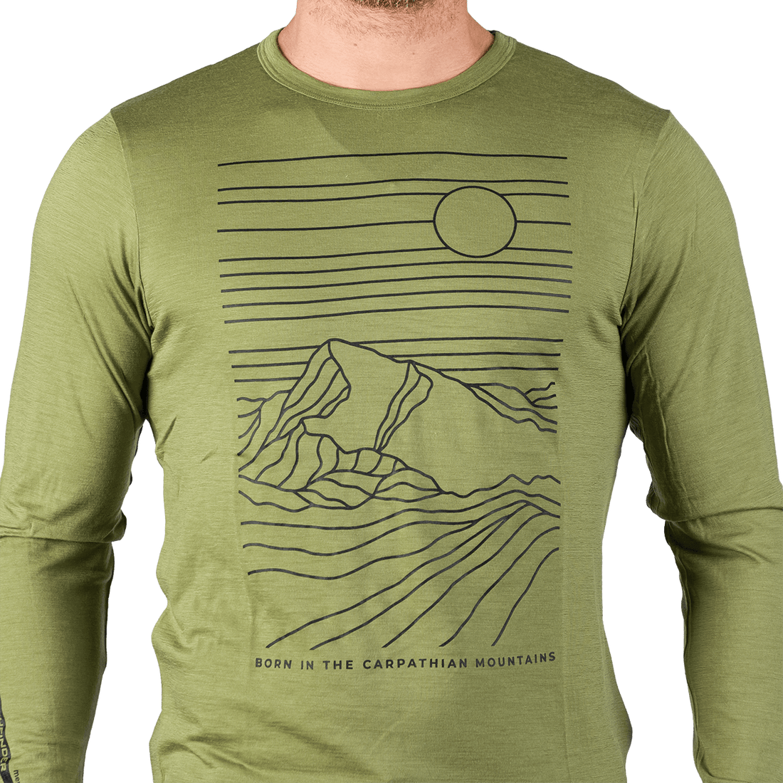TR-5034OR men's merino T-shirt long sleeve ERNO