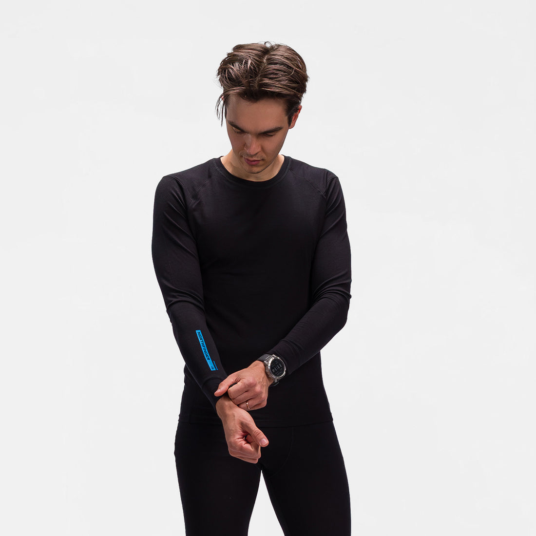 TR-5035SNW men's base layer merino t-shirt ED