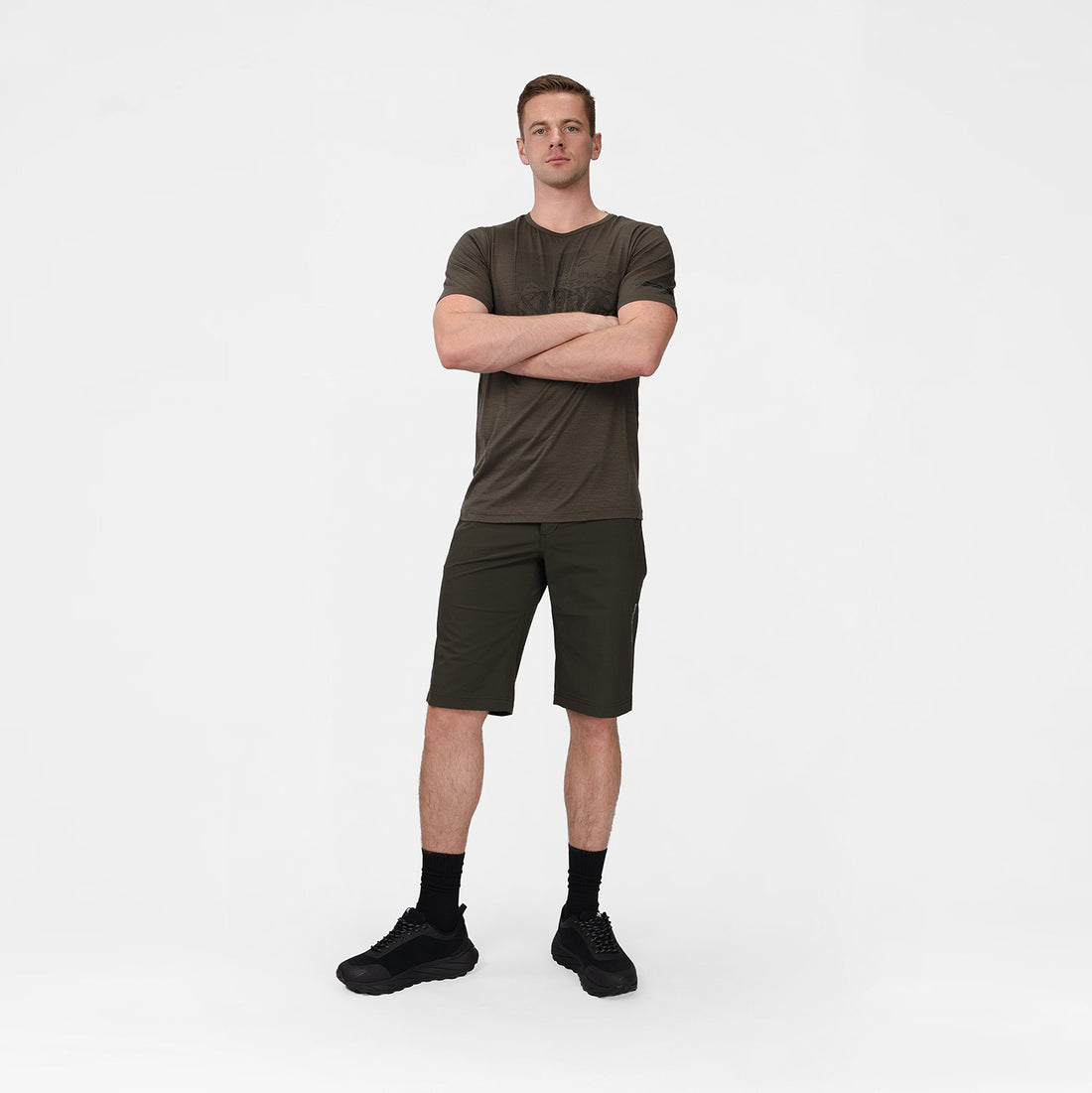 TR-5053OR men's outdoor merino T-shirt JIMEN