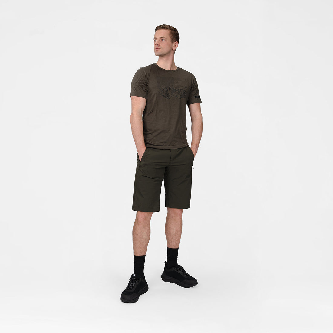 TR-5053OR men's outdoor merino T-shirt JIMEN