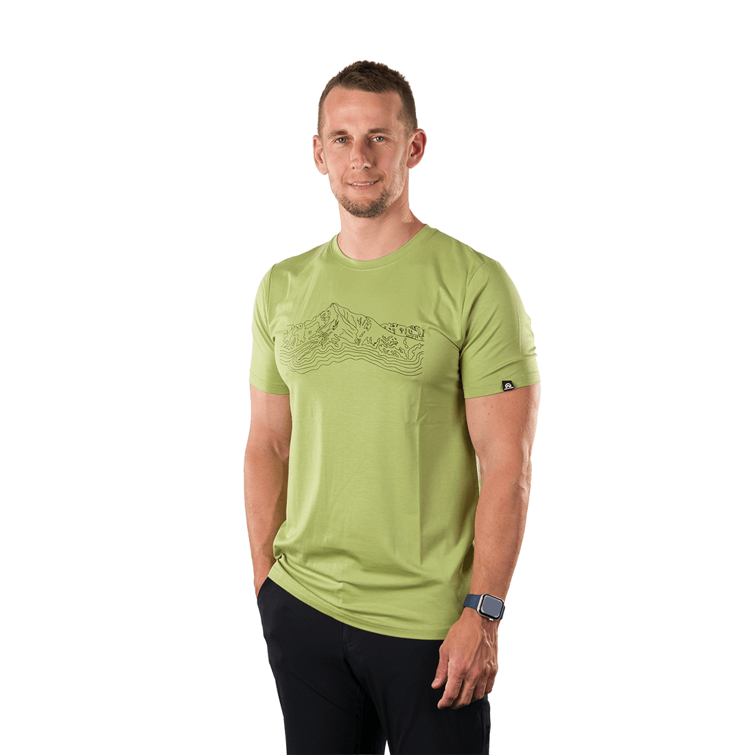 TR-5056OR men's outdoor bamboo T-shirt HALM