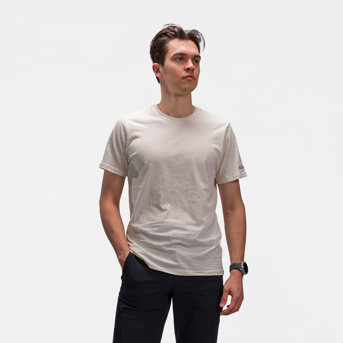 TR-5065OR men's outdoor organic cotton T-shirt DRAPLIAK