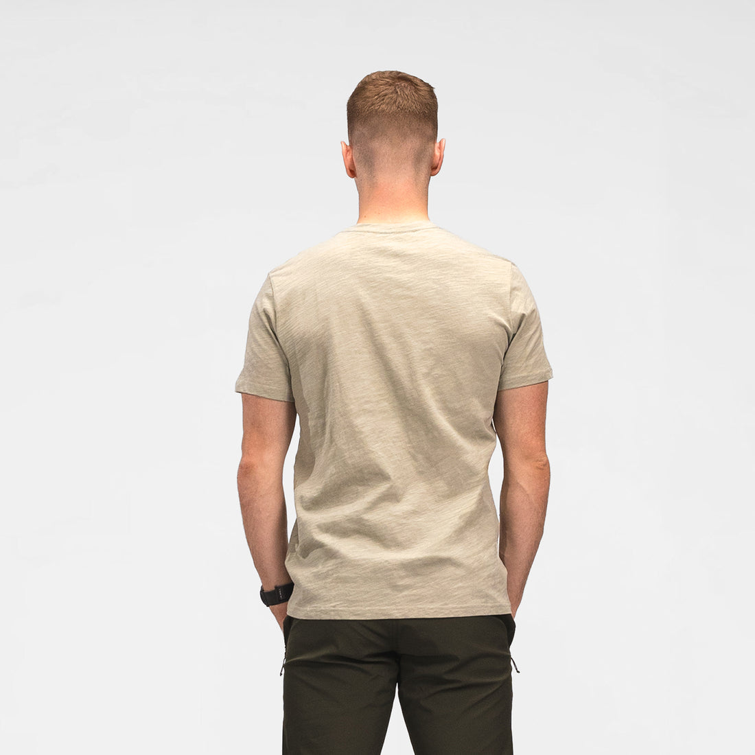 TR-5066OR men's outdoor organic slub cotton T‑shirt KYCERA