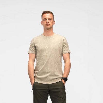 TR-5066OR men's outdoor organic slub cotton T‑shirt KYCERA