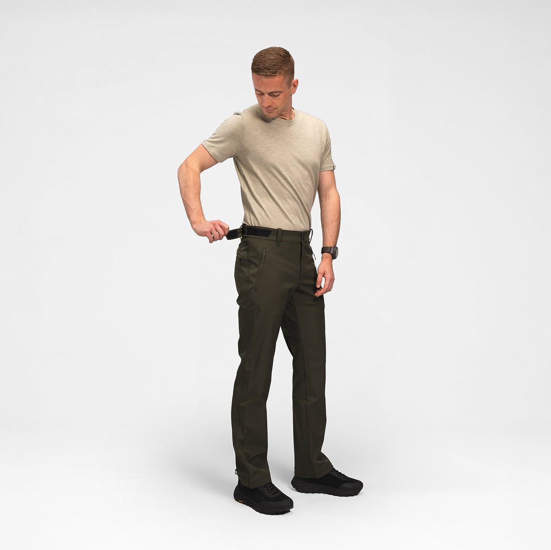TR-5066OR men's outdoor organic slub cotton T‑shirt KYCERA