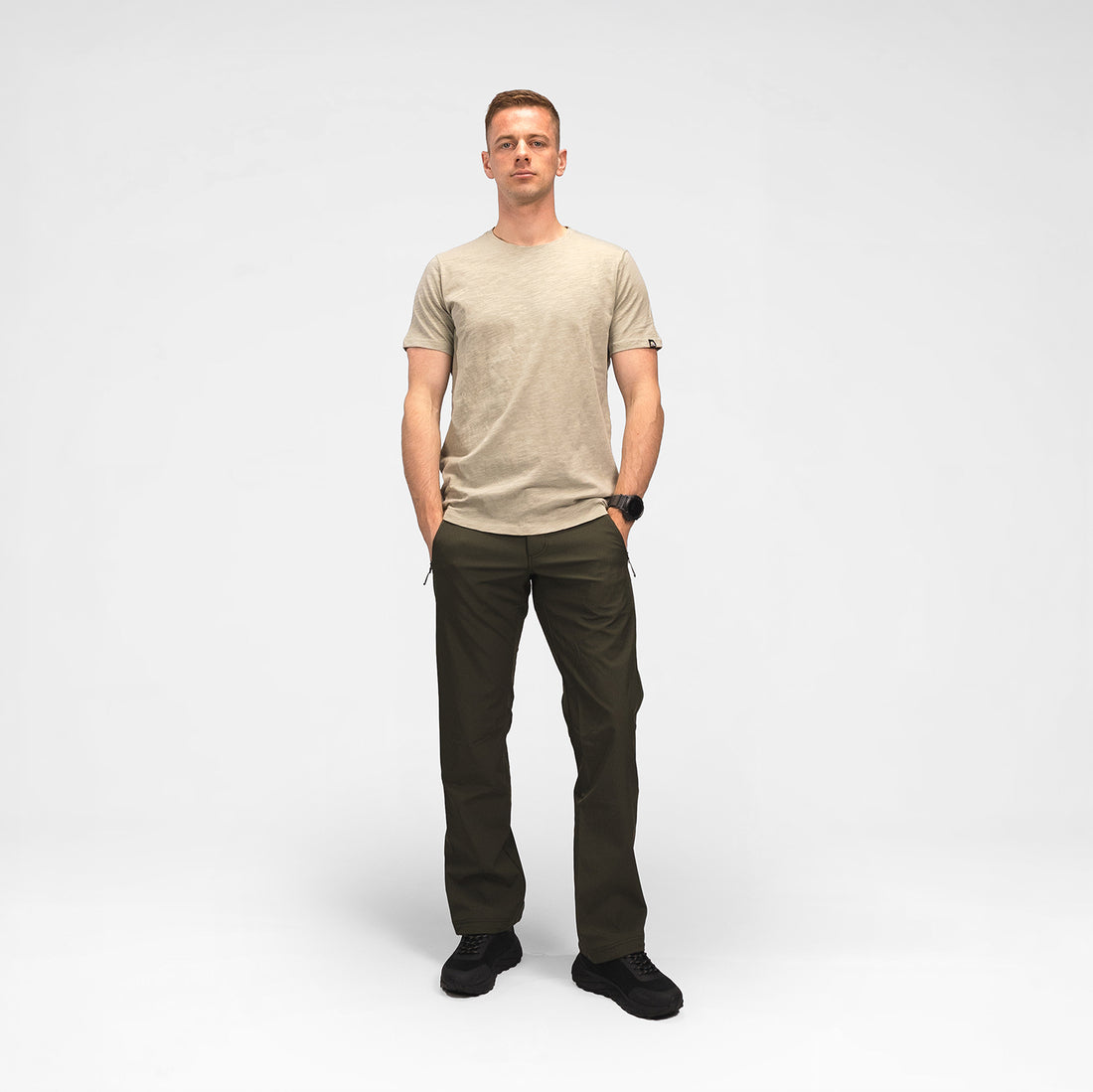 TR-5066OR men's outdoor organic slub cotton T‑shirt KYCERA