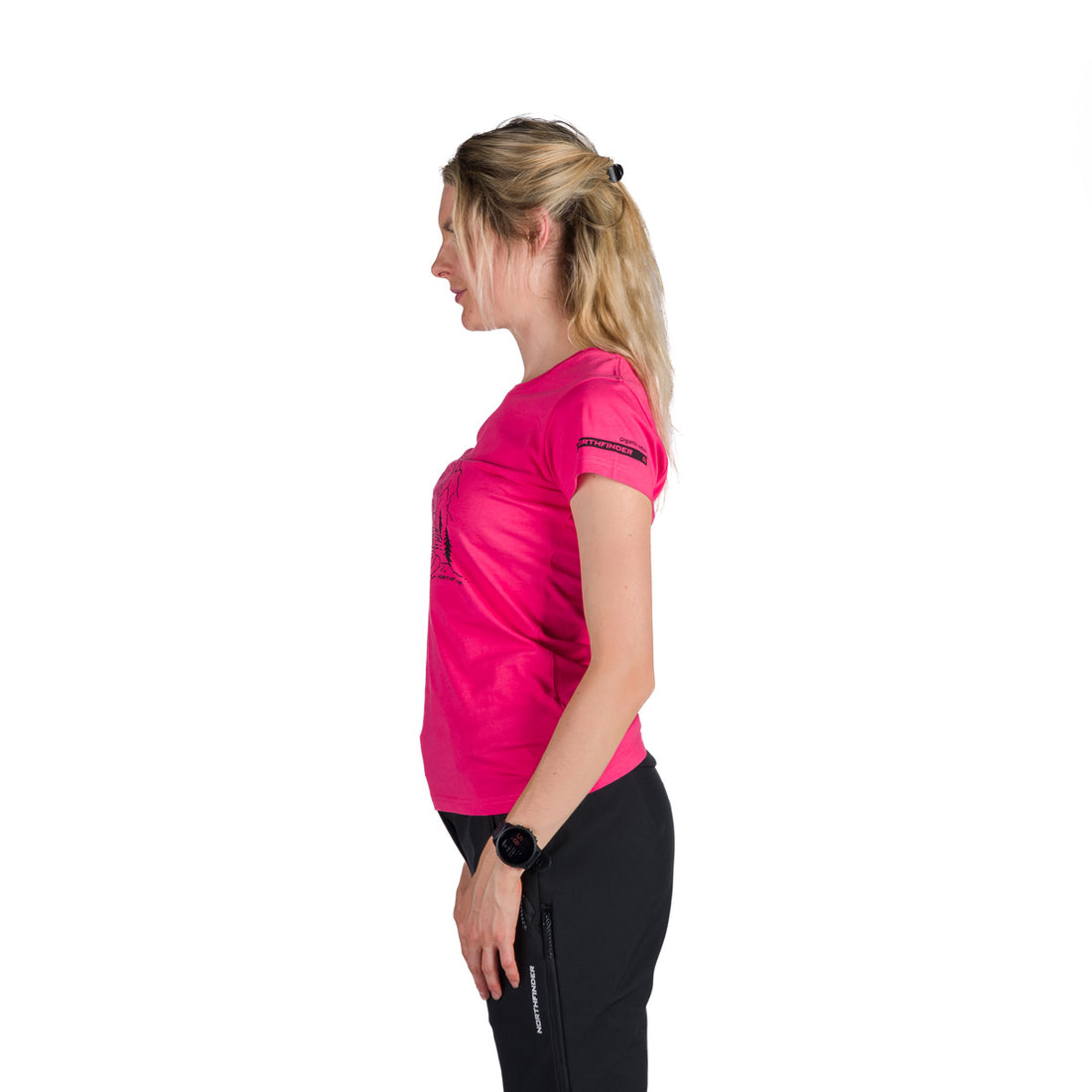TR-6001OR women's outdoor organic cotton T-shirt SABRINA