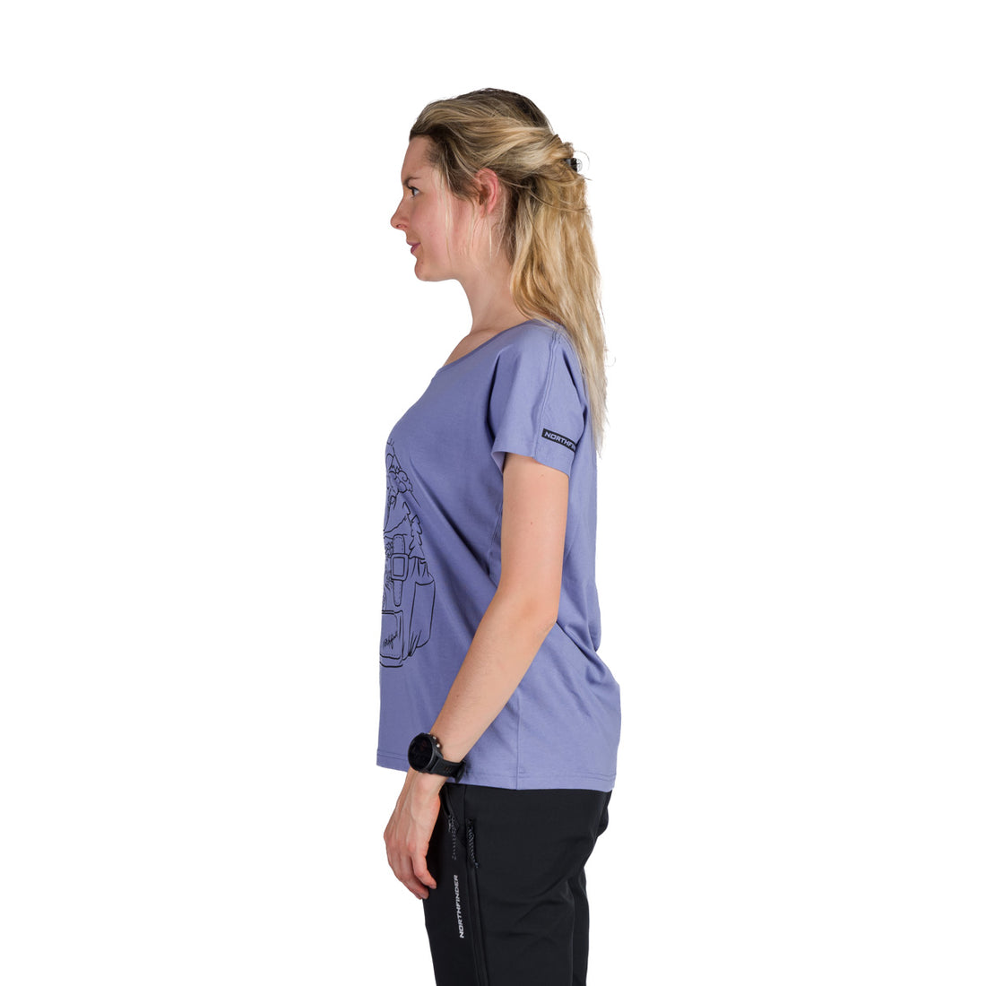 TR-6002OR women's outdoor organic cotton loose fit T-shirt DARCY