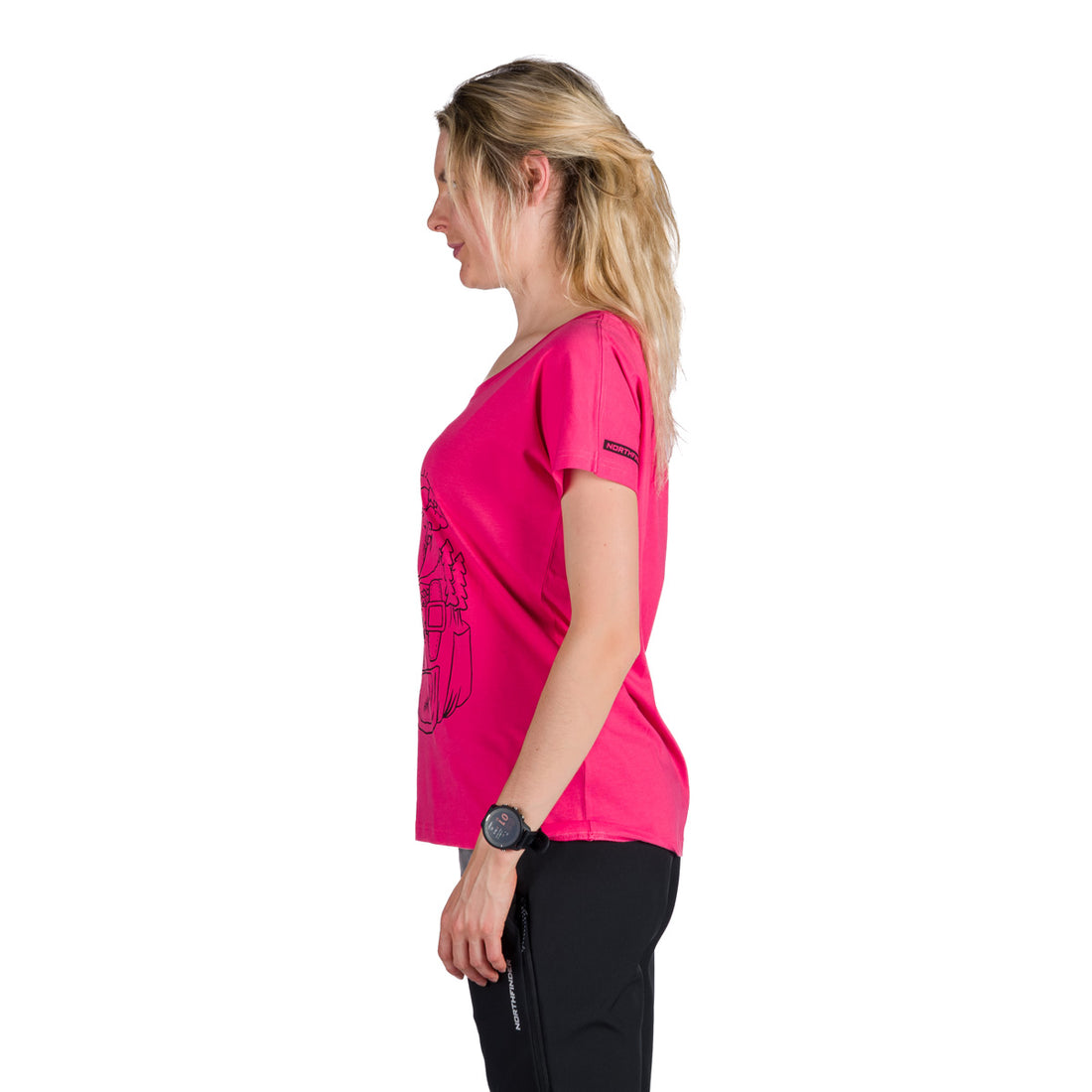 TR-6002OR women's outdoor organic cotton loose fit T-shirt DARCY