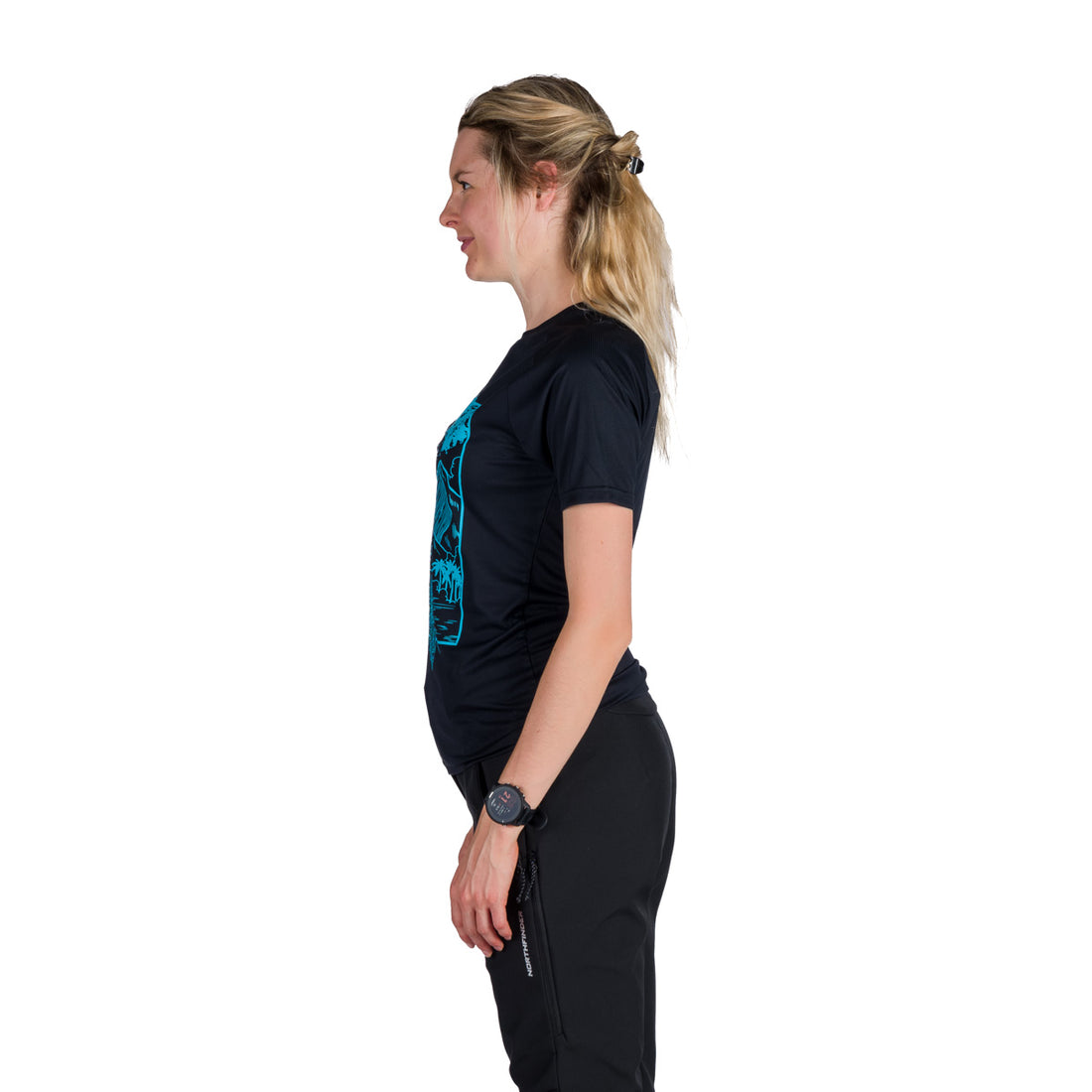 TR-6009OR women's outdoor technical ribstop T-shirt CASSIE