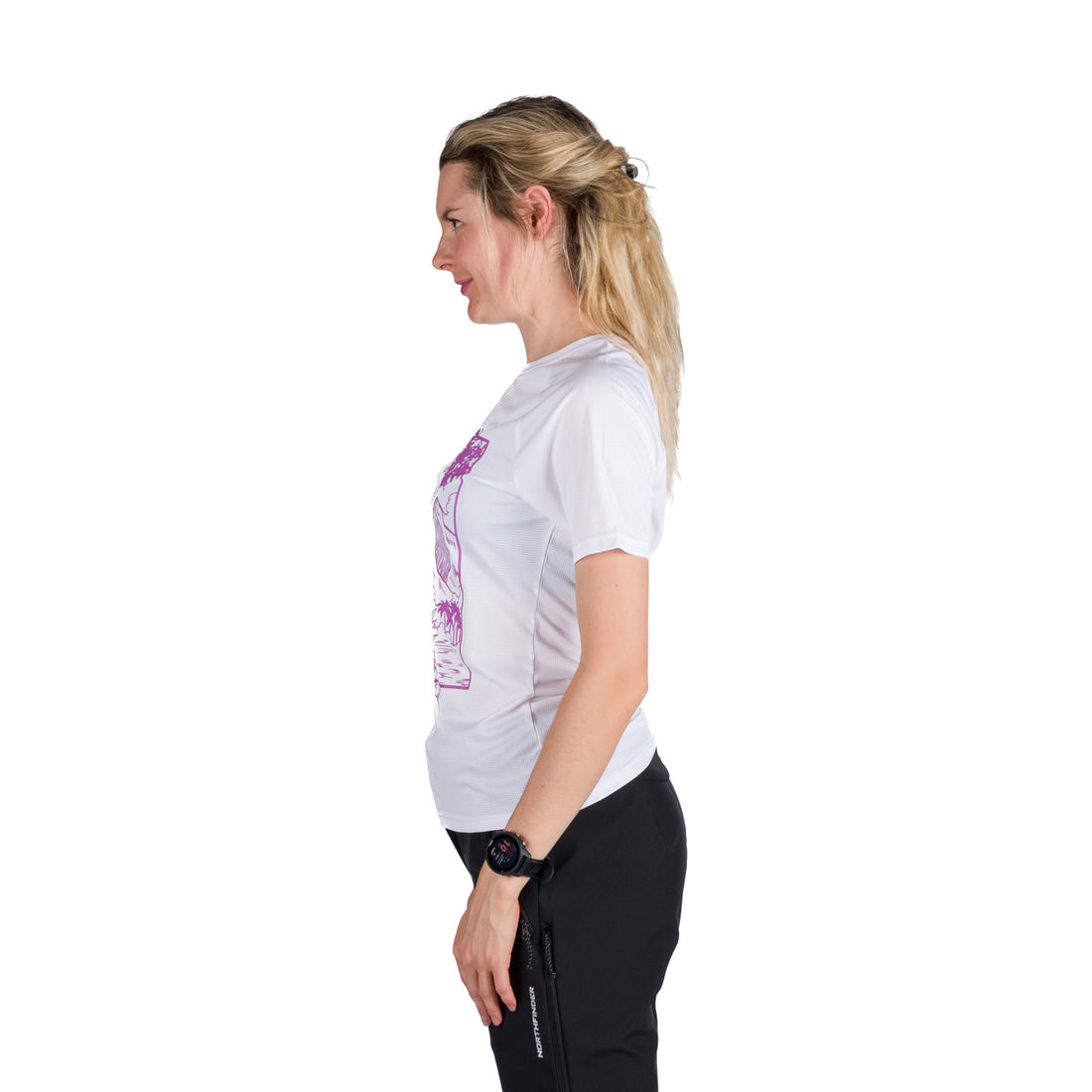 TR-6009OR women's outdoor technical ribstop T-shirt CASSIE