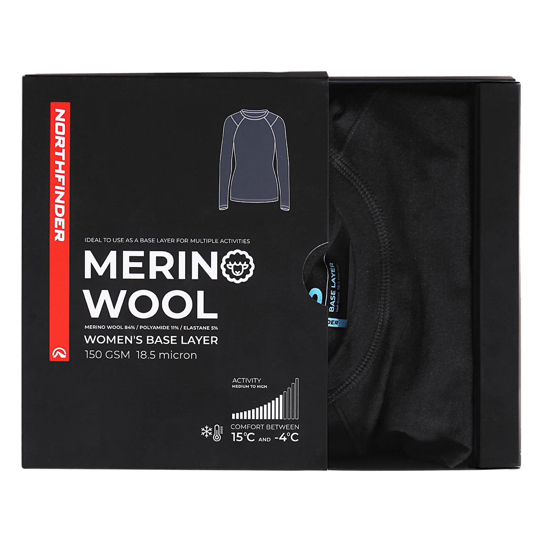 TR-6033SNW women's base layer merino t-shirt DEJA