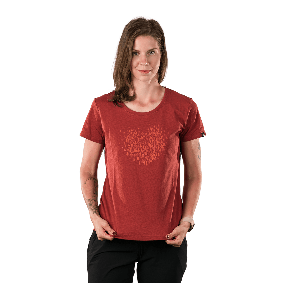 TR-6051OR women's outdoor organic slub cotton T-shirt  GUADALUPE