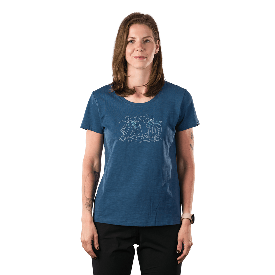 TR-6052OR women's outdoor organic slub cotton T-shirt  HELENA