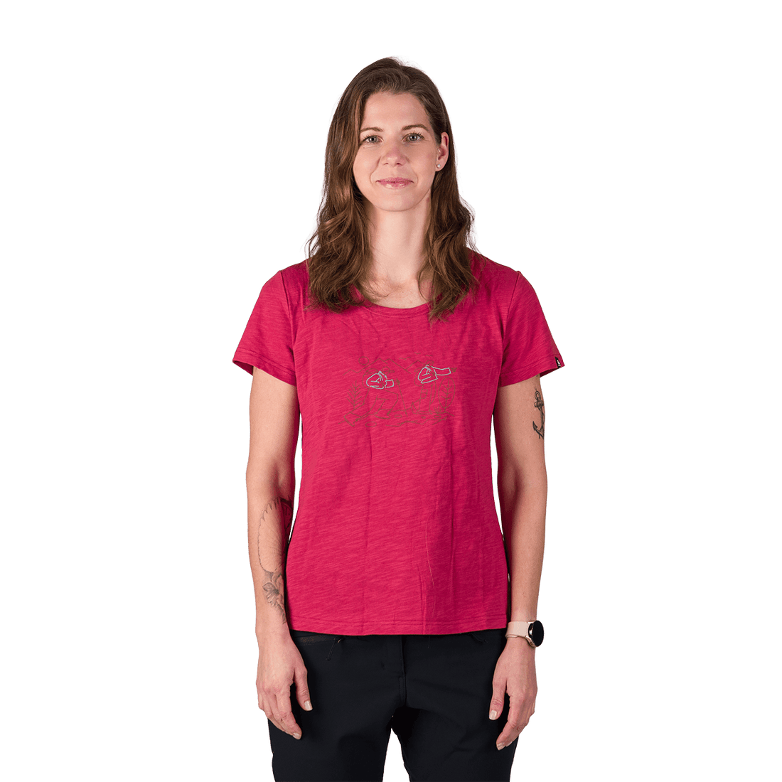 TR-6052OR women's outdoor organic slub cotton T-shirt  HELENA
